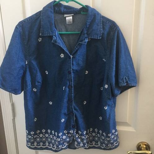 Fashion Bug  denim blouse 18/20w