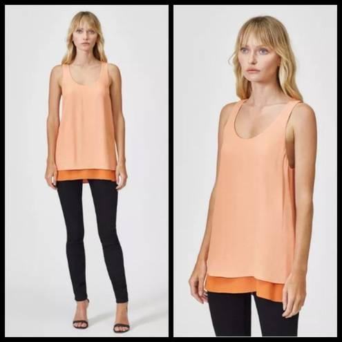 Equipment 💕💕 Roseau Tank Top Canyon Sun Rust Orange XS NWT