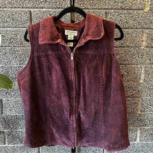 St. John’s Bay Vintage  Washable Suede Vest