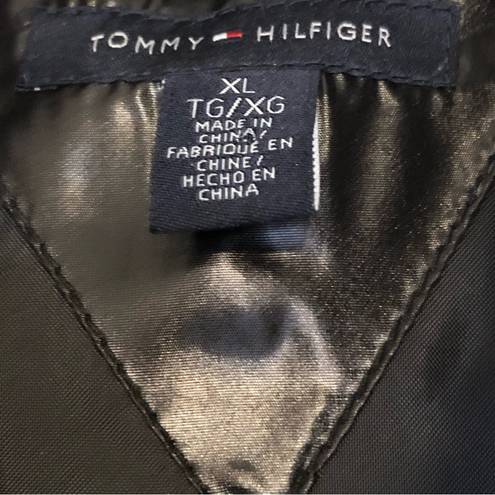 Tommy Hilfiger  Full Zip Snap Front Down Puffer Vest Black XL Gorpcore