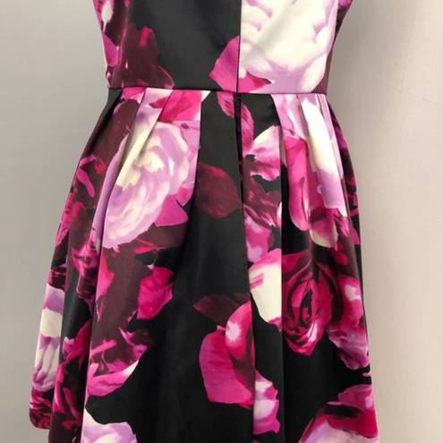 Jump  Apparel Floral Fit & Flare Mini Party Dress Sz 12