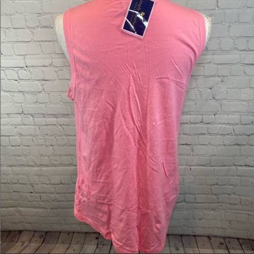 Simply Southern  Beach Please High/Low NWT
Tank Top Pink-Small