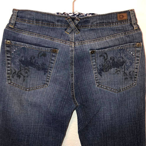 DKNY Vintage straight leg Jeans classic blue size 4
