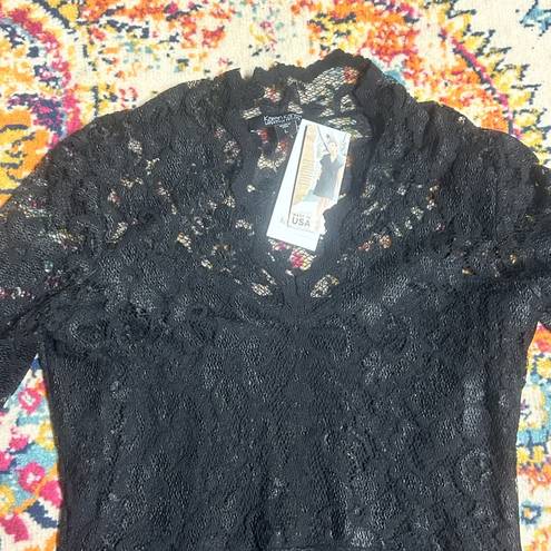 Karen Kane  made in the USA lace little black dress.