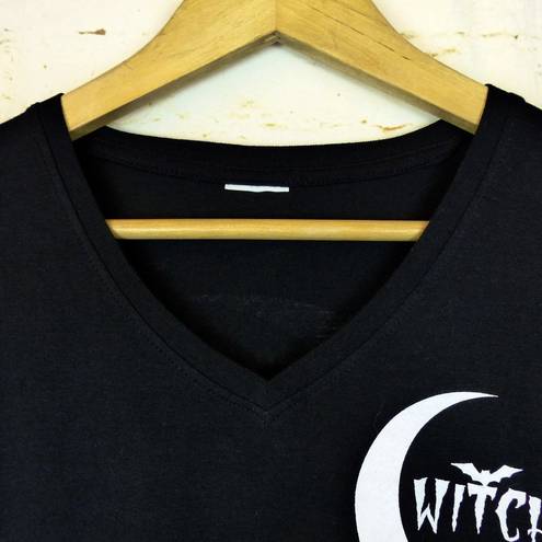 The Moon Witches Would Not Burn Shirt Womens S Black Graphic Gothic Whimsigoth