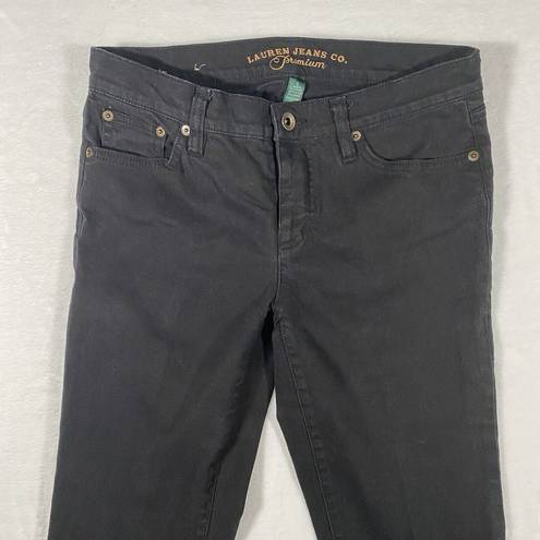 Krass&co Womens lauren jeans  premium ralph lauren LRL straight black Sz 2