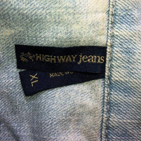 Highway Jeans  light wash denim vest