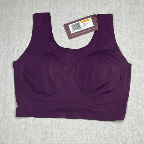 Krass&co True &  Body Lift Scoop Neck Purple Bra in Small