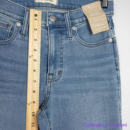 Madewell NEW  Mid-Rise Stovepipe Jeans in Skyford Wash, 27