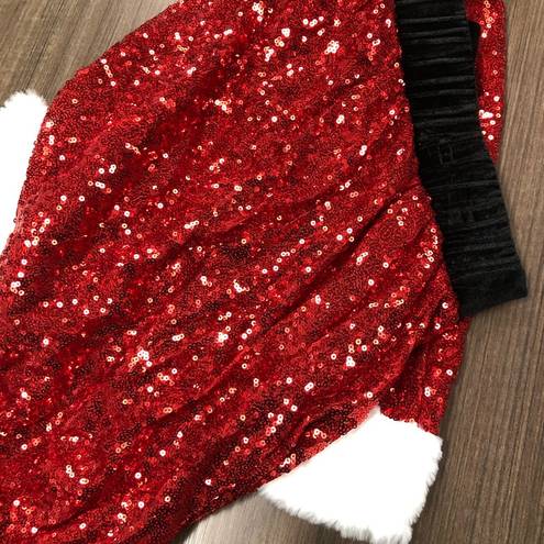 ma*rs - . Clause Santa Red sequin skirt - XXL - Brand new w/tags!