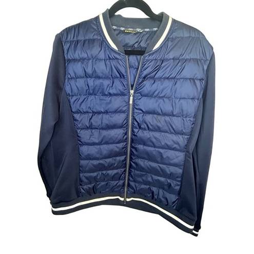 Barbour  Fibredown Women’s Navy Light Puffer Academic Athletic jacket size 12