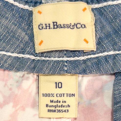 Krass&co GH Bass & . Colorful Floral Cotton Shorts Size 10