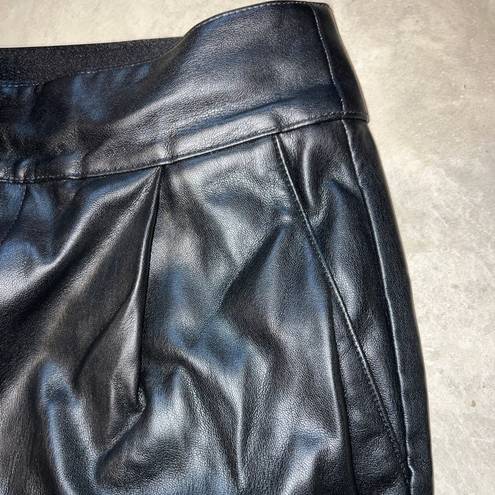 Bar III  Black Leather Pants