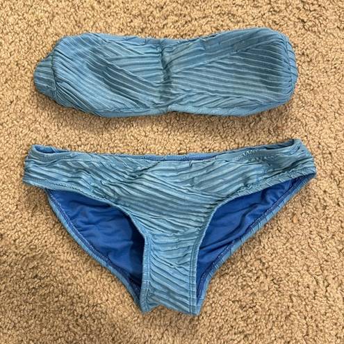 The Bikini Lab  Blue Two Piece Bikini