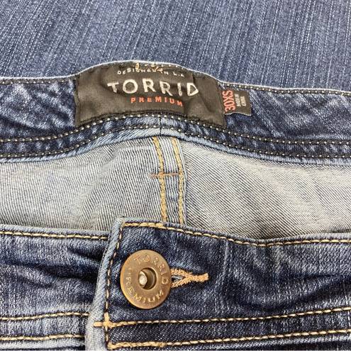 Torrid  | Barely Boot Medium Wash Faded Jeans 30 X-SHORT