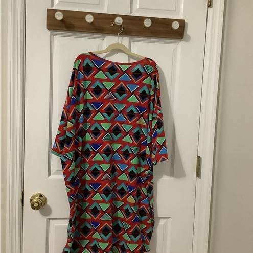 LuLaRoe  Red Modal, Polyester Tunic size medium