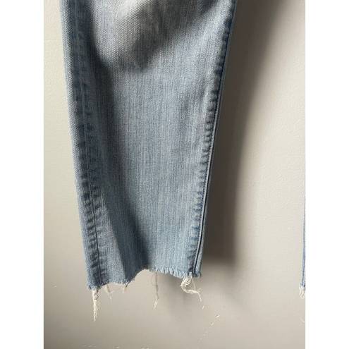 The Loft  Light Wash Cropped Denim Jeans Ann Taylor