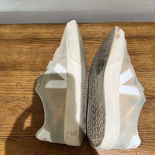 VEJA  Recifie Fasten Strap-on Sneakers Almond Size 8 Laceless