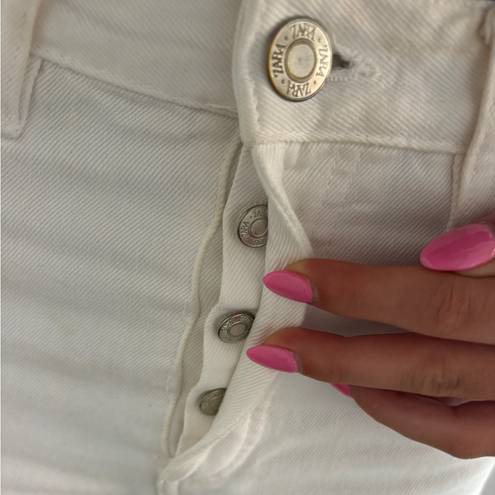 ZARA  white flare jeans