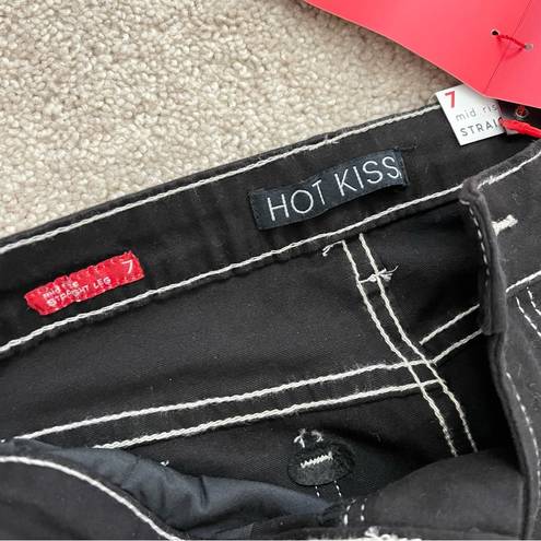 Hot Kiss Mid rise straight leg Jeans NWT