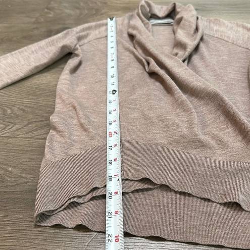 All Saints Rola Twist Pale Pink Merino Wool Long Sleeve Pullover Sweater Size XS