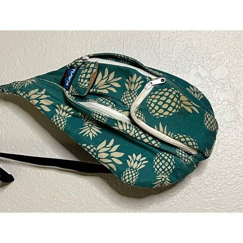 KAVU  Rope Sling Bag. Used. PineApple Pattern