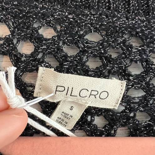 Pilcro  NWT Open Knit Black Pullover Sweater Size S