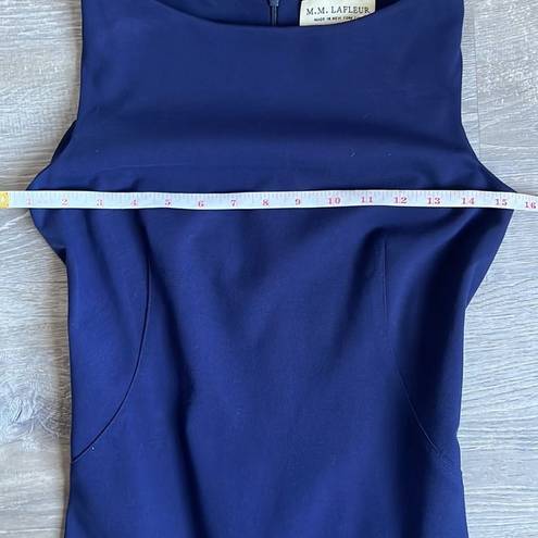 MM.LaFleur  | Lydia Twist Strap Sheath Dress Midnight Blue