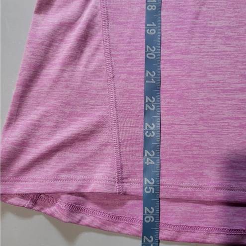 Under Armour Women's  Heatgear Pink 1/4 Zip Sweatshirt Size M Loose Fit