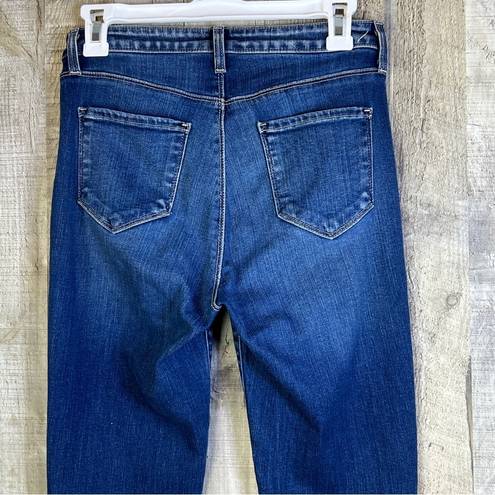 L'Agence L’AGENCE Size 26 Cropped Skinny Distressed Straight Leg Soft Stretchy De…