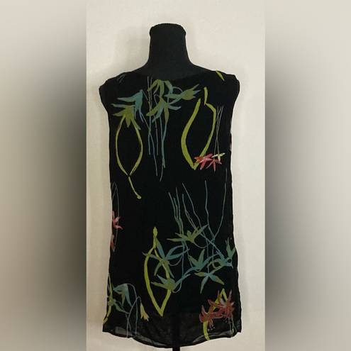 Coldwater Creek - Black and floral tank top Size M/L