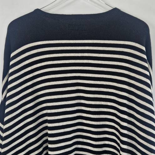 ALLSAINTS  Alzette Crew Sweater Size Large Oversized Fit Striped