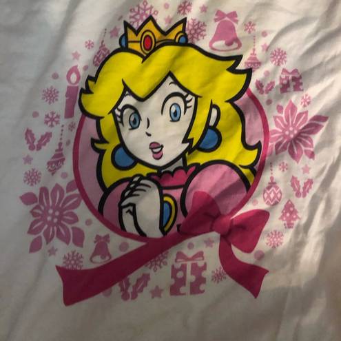 Nintendo Super Mario  Peach Princess Baseball Tee