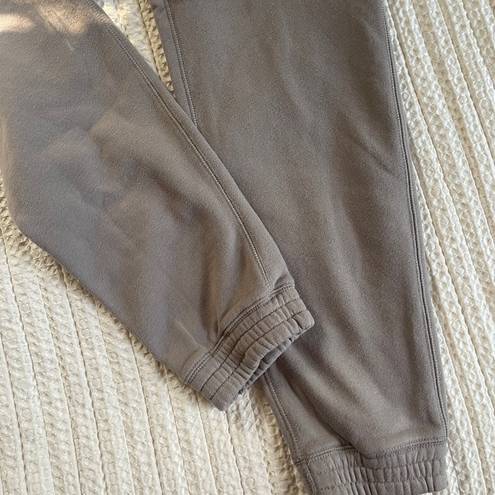 Abercrombie & Fitch soft collection light brown high waisted joggers medium