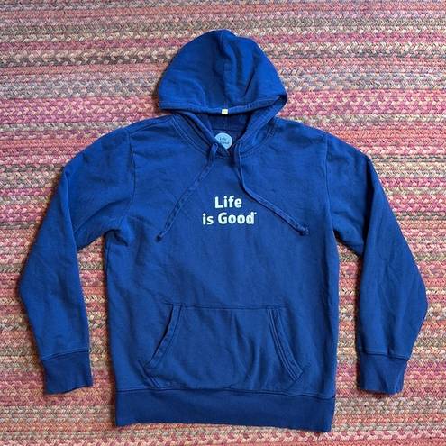 Life is Good NAVY  HOODIE SWEATSHIRT