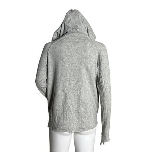 Zyia  Sweatshirt Womens Small Gray Quilted Front Hoodie Casual Workout Athleisure