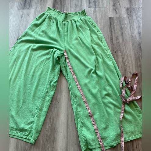 American Eagle  XL Green Wide Leg Pants