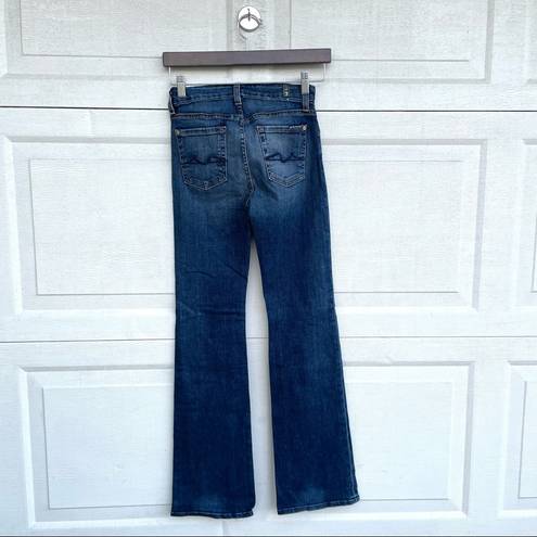 7 For All Mankind 7FAM  Womens Jeans Kimmie Bootcut Blue Denim 25