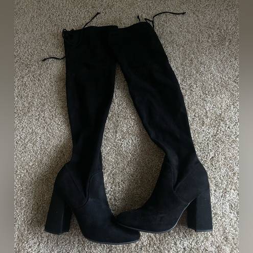 Unisa BLACK HEEL BOOTS