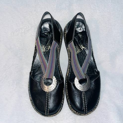 Daisy RIEKER  Slingback Antistress Leather Shoes sz 9