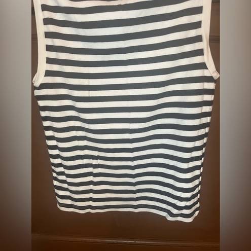 Gap  // Navy + Cream Striped Tank // Size S