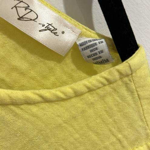 RD Style  yellow crop top