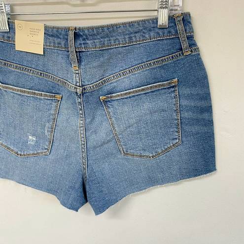 Universal Threads Universal Thread Shorts Womens 10 Booty High Rise Shortie Denim Blue Cut Off