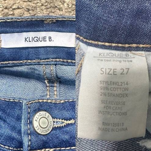 Klique B Ripped Knee Skinny Jeans Women’s Size 27