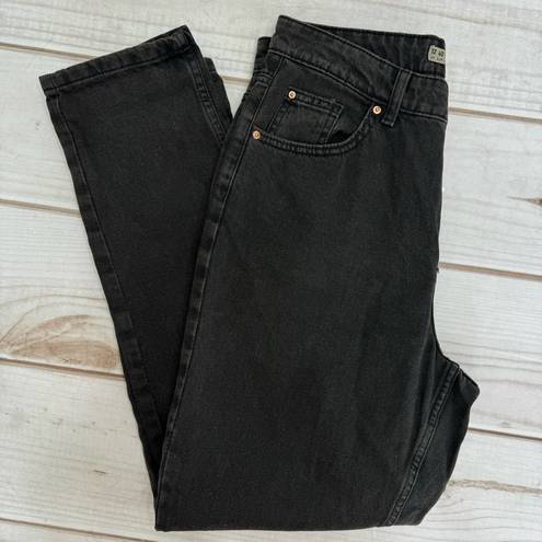 Denim & Co NEW  Stonewashed Black Vintage Mom High Waist Jeans Size 8