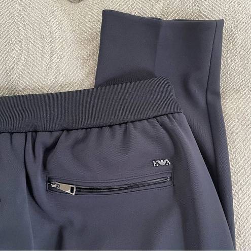 Emporio Armani Black Button Fly Crop Pants 44 8