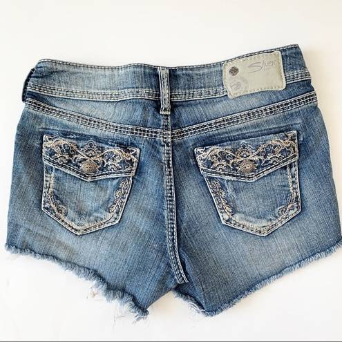 Silver Jeans  Suki Cut Off Jean Shorts Size 26