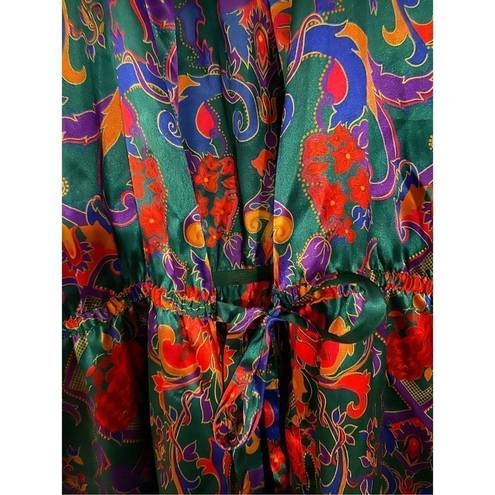 Victoria's Secret Victoria Secret Vintage Gold Label Paisley/Floral Multicolor Robe S