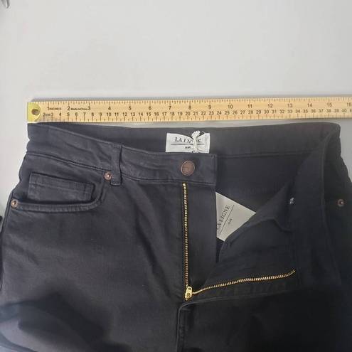 La Ligne The Meredith Cropped Flare Black Size 30