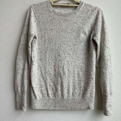 Everlane  100% cashmere Speck Crewneck Pullover Classic Sweater Size Small